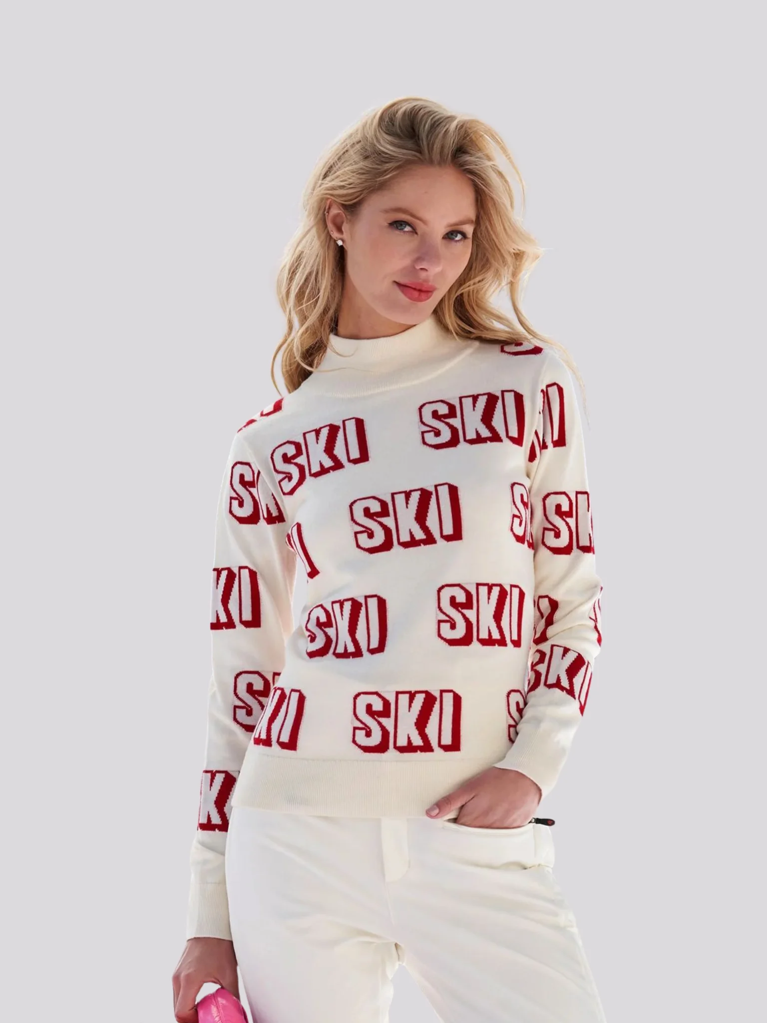 Tricô Perfect Moment 3D Ski White – foto 2