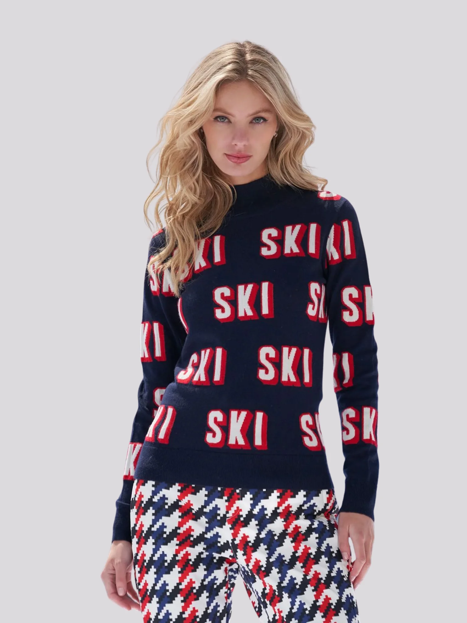 Tricô Perfect Moment 3D Ski Navy – foto 2