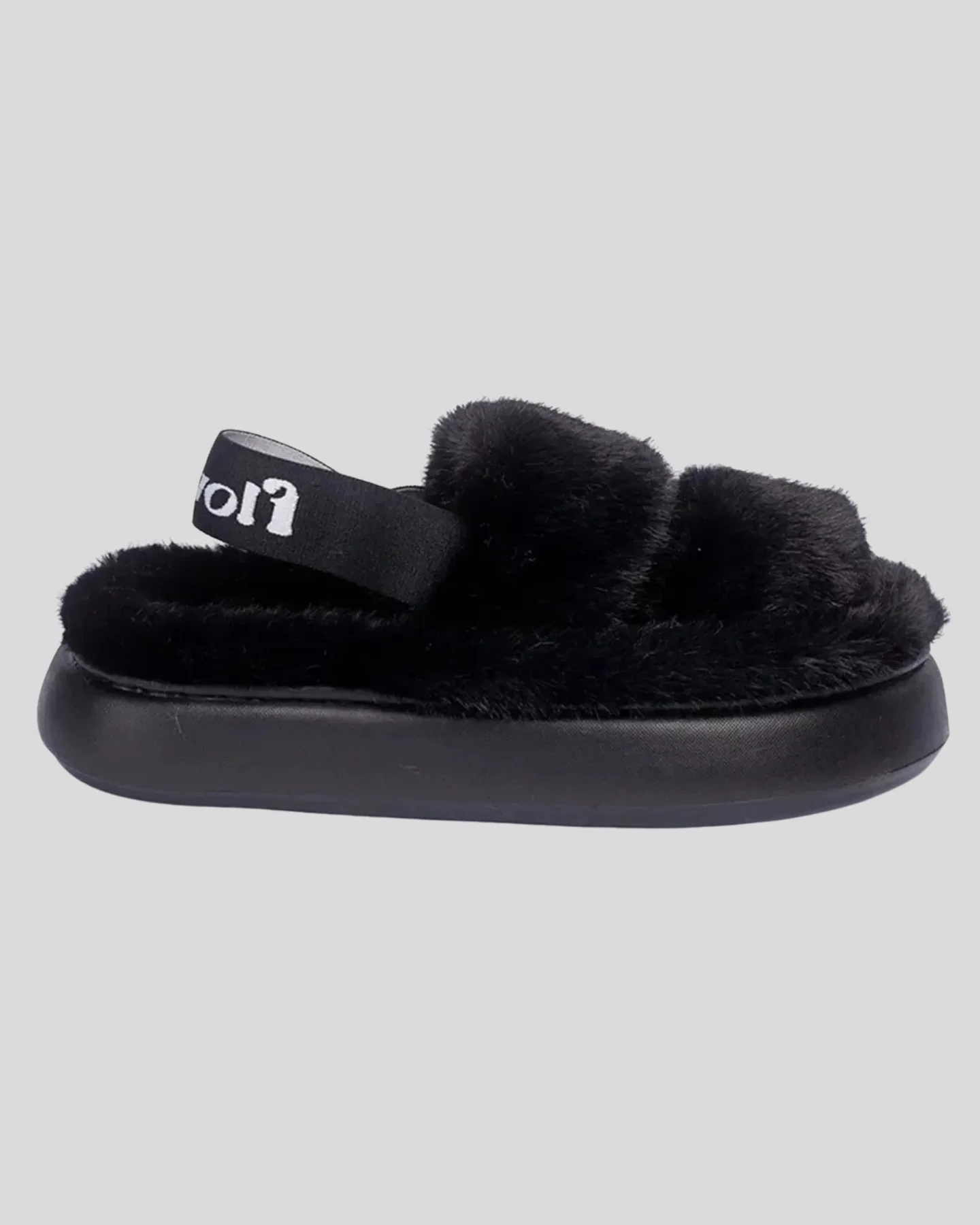 Pantufa Flowfa Kelly Black 