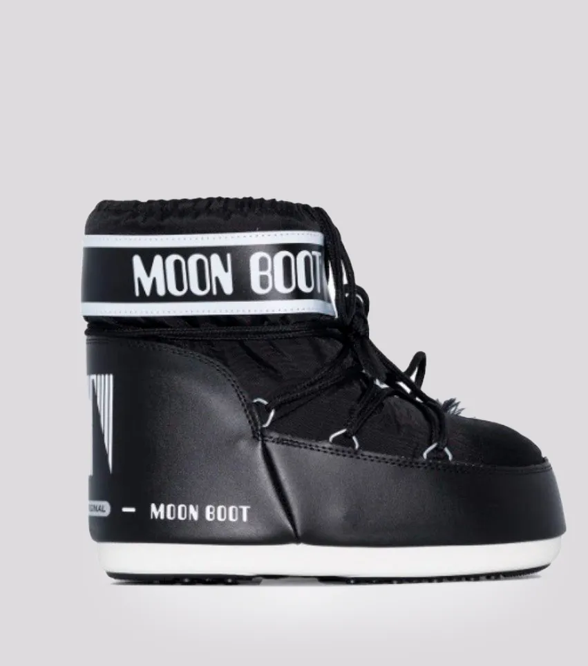 Bota Moon Boot Icon Low Nylon Black