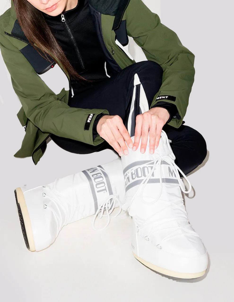 Bota Moon Boot Icon Nylon White