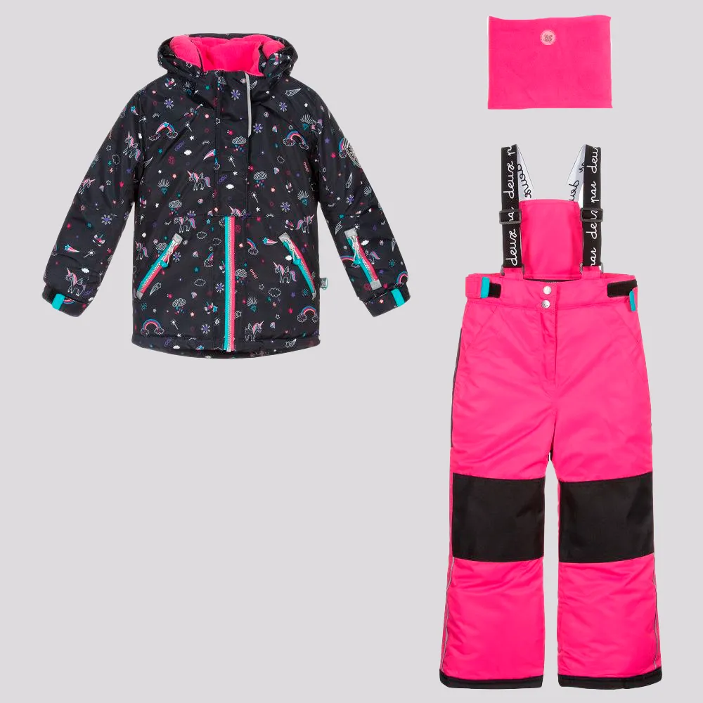 Conjunto Deux Par Deux Pink&Black