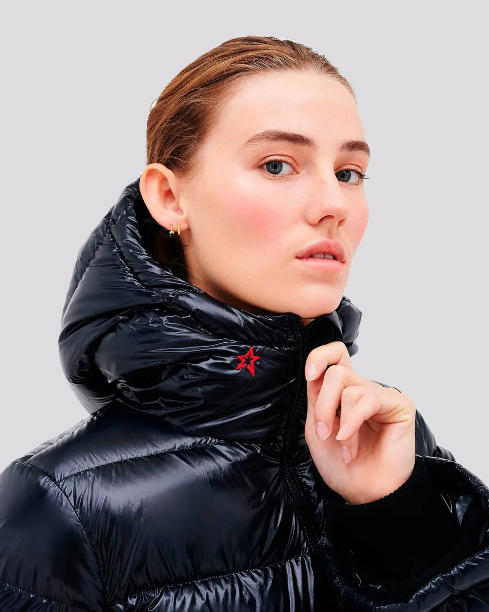 Jaqueta Perfect Moment Metallic Polar Flare Black