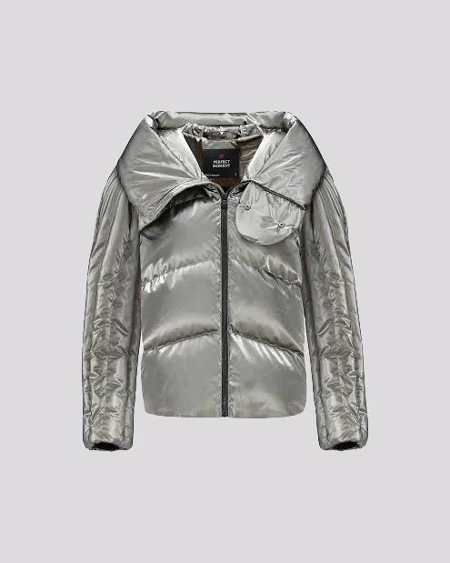 Jaqueta Perfect Moment Orelle Quilted Star Silver