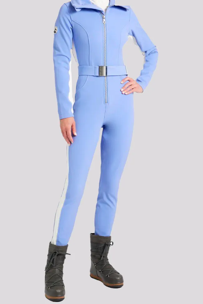 Macacão Cordova Striped Light Blue