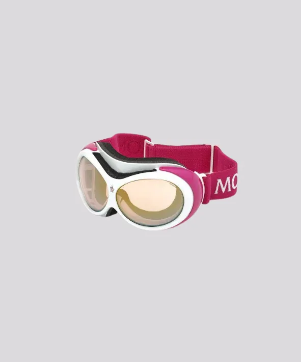 Goggle Moncler ML0130 white&pink