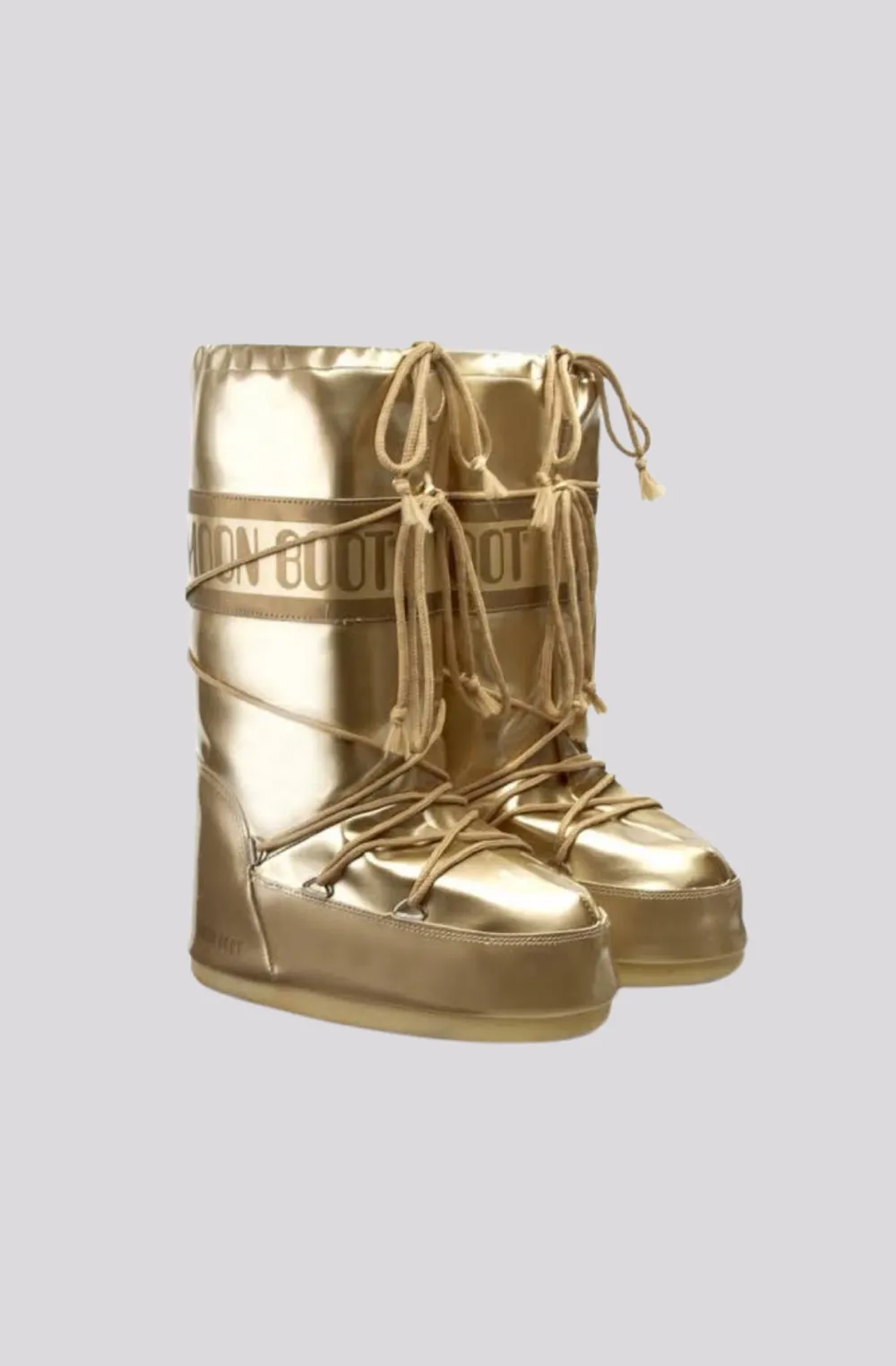 Bota moon boot metalic gold 