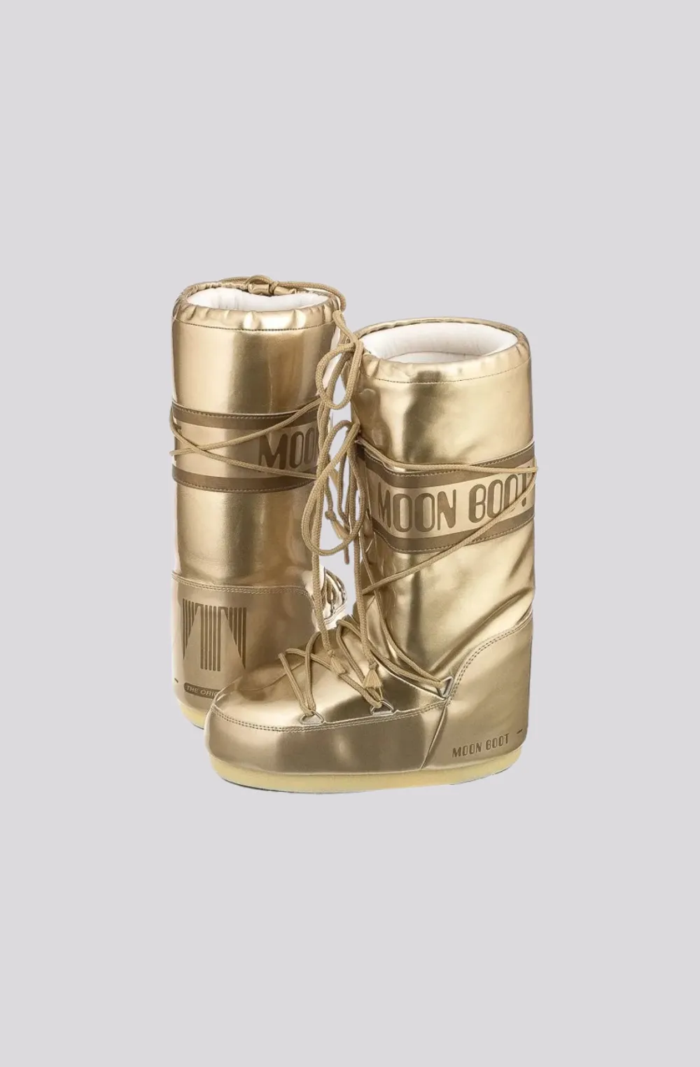 Bota moon boot metalic gold 