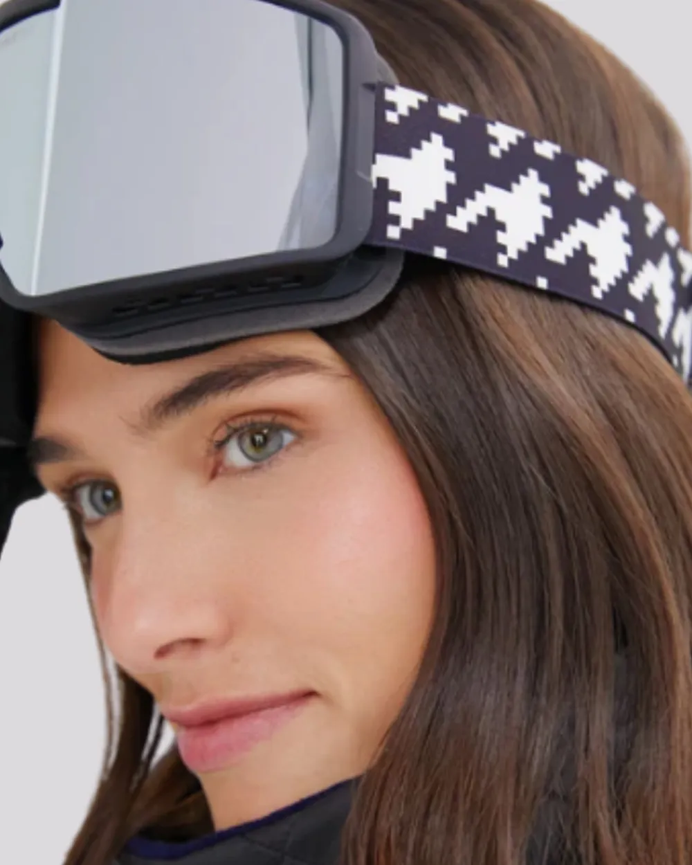 Goggle perfect moment houndstooth black&white