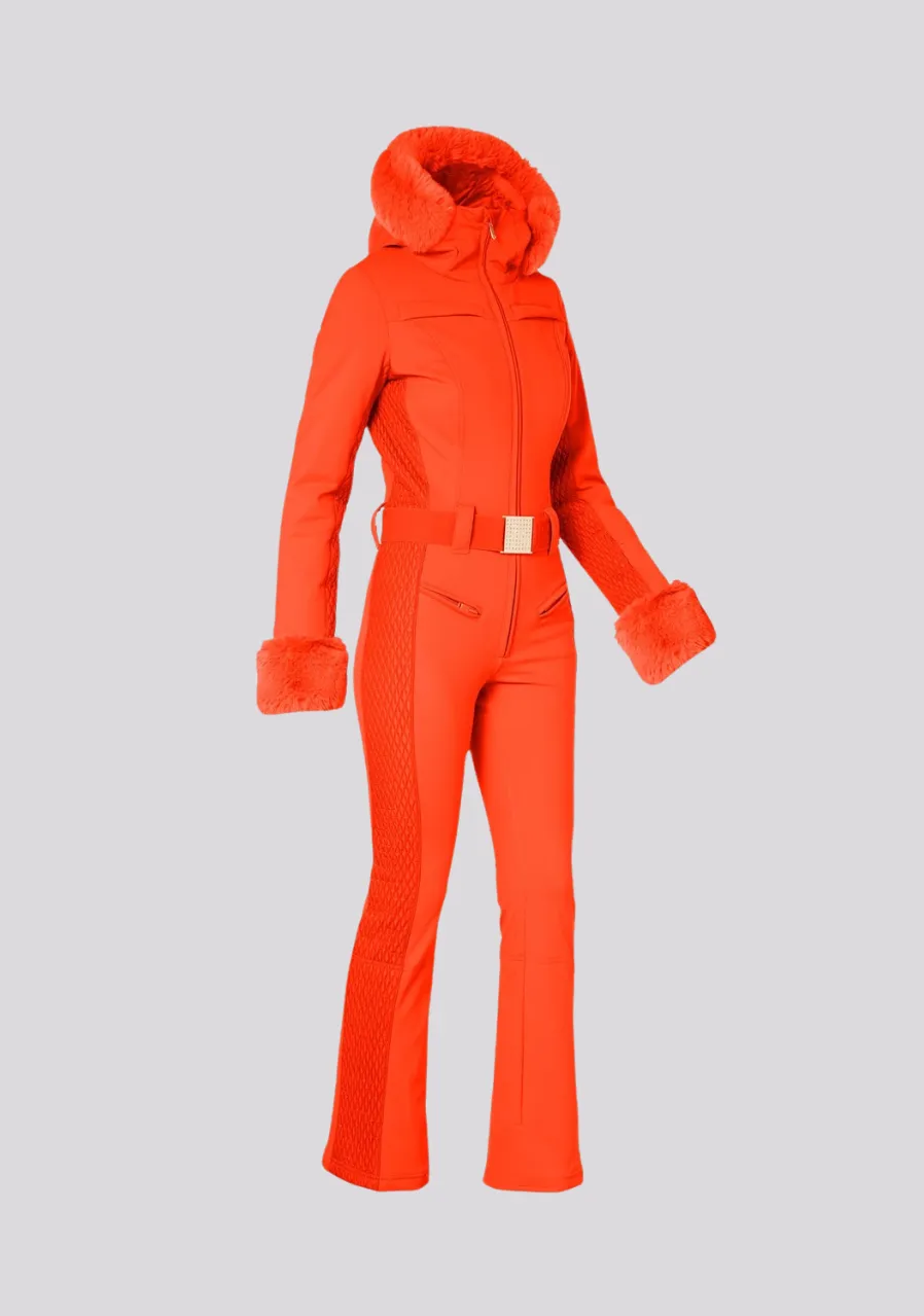 Macacão Goldbergh Angele Faux Border Orange 