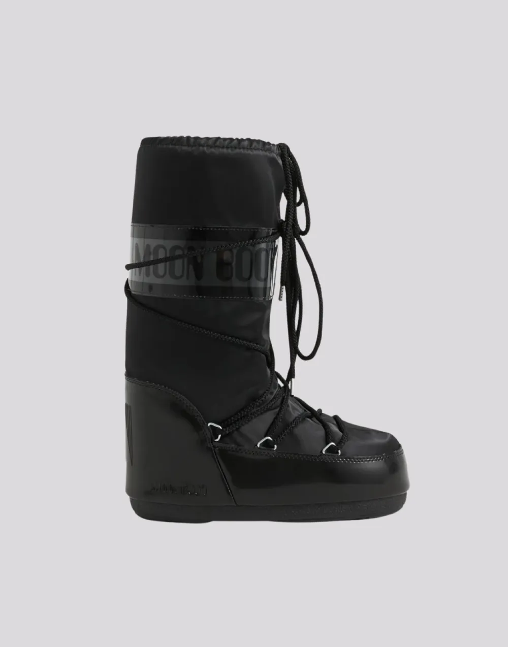 Bota Moon Boot Icon Glance Black Satin