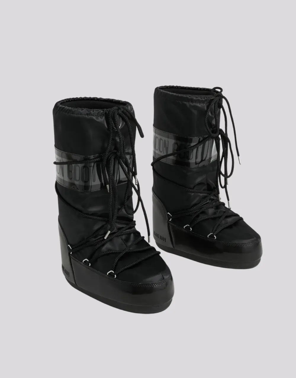 Bota Moon Boot Icon Glance Black Satin