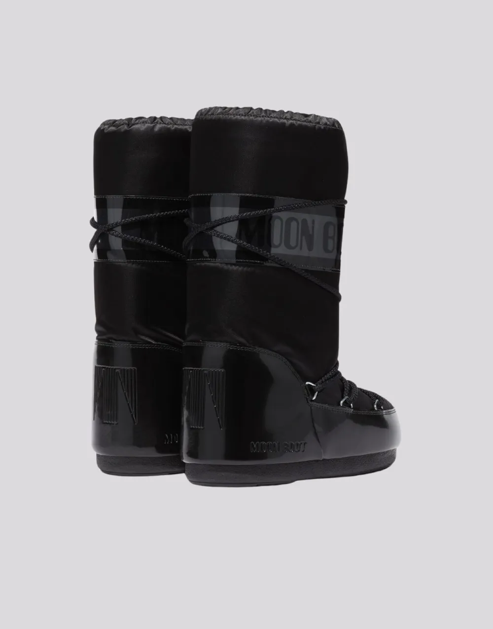Bota Moon Boot Icon Glance Black Satin