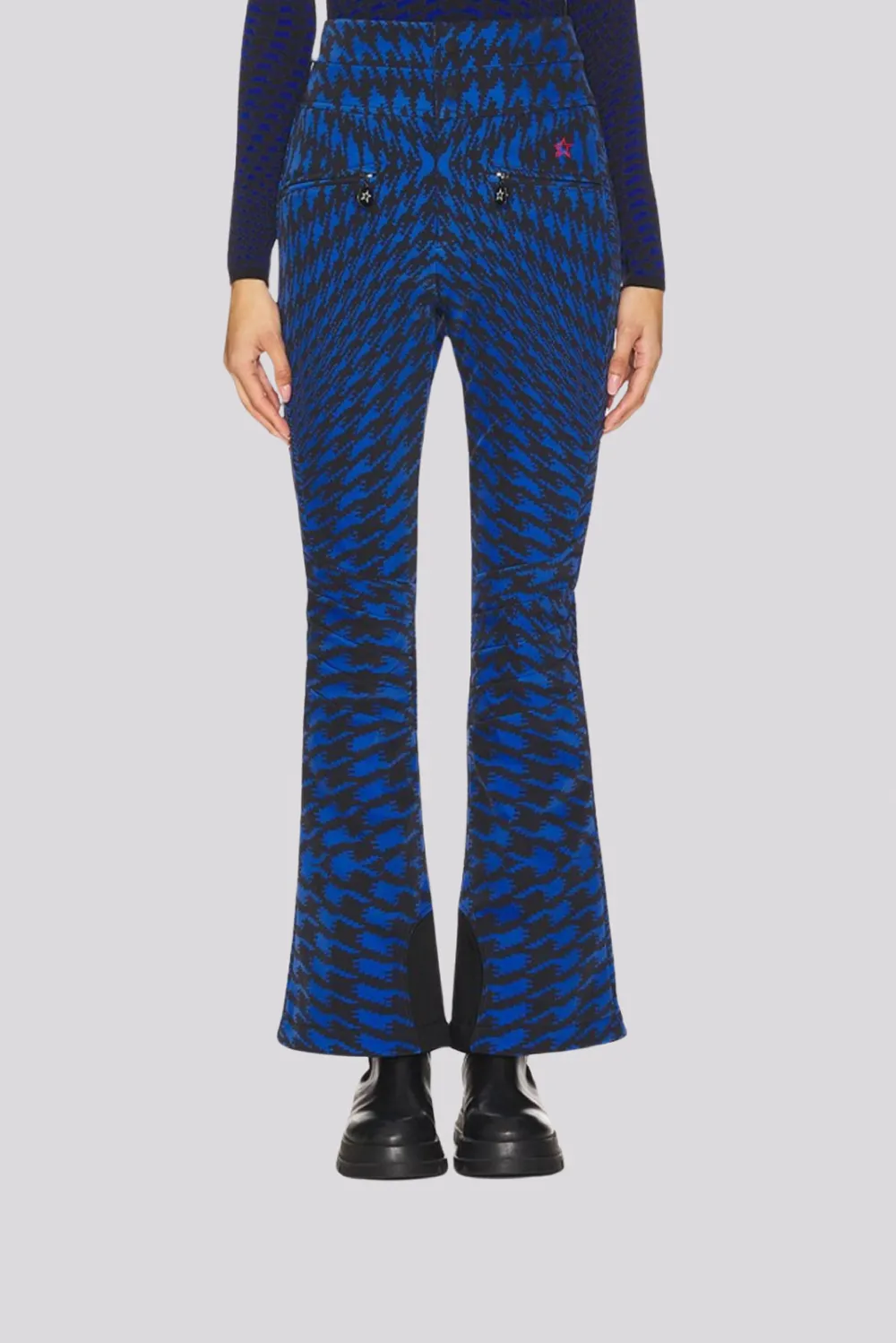 Calça Perfect Moment Aurora High Flare Black True Indigo 