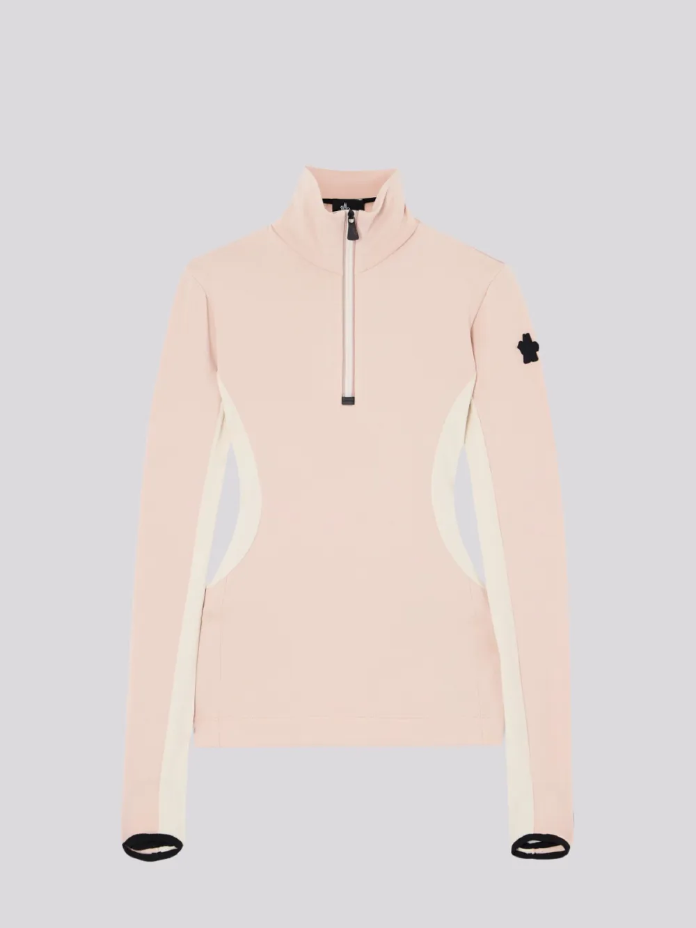 Macacão Moncler Down Filled Rose and Green com Fleece 