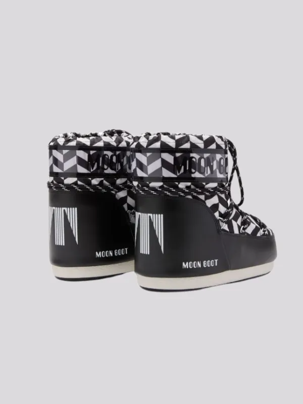 Bota Moon Boot Icon Low Geometric Snow 