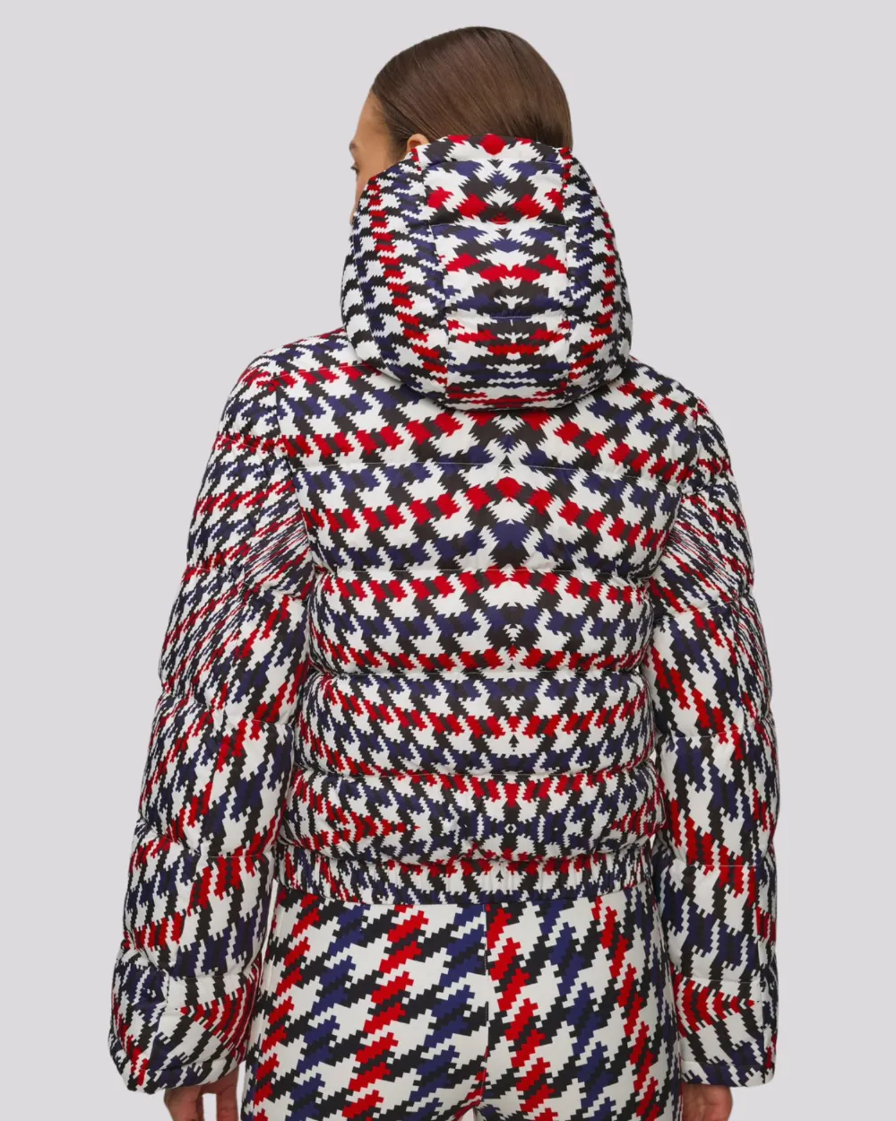 Jaqueta Perfect Moment Polar Twisted Houdstooth Red 