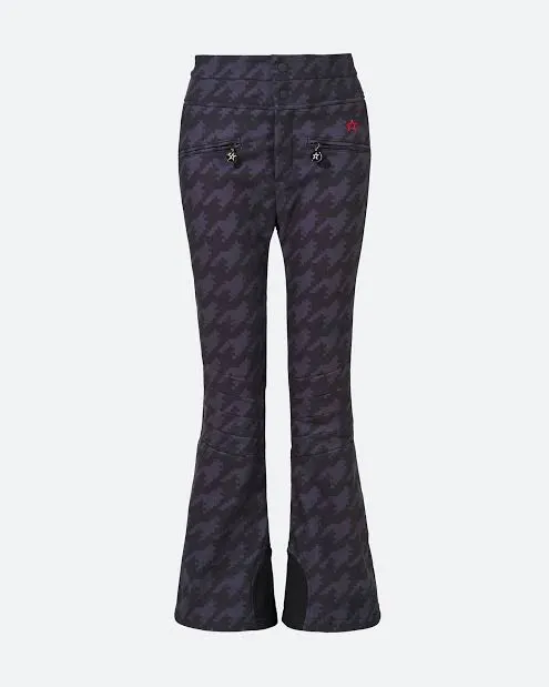 Calça Perfect Moment Aurora High Flaire Houdstooth Black&Black