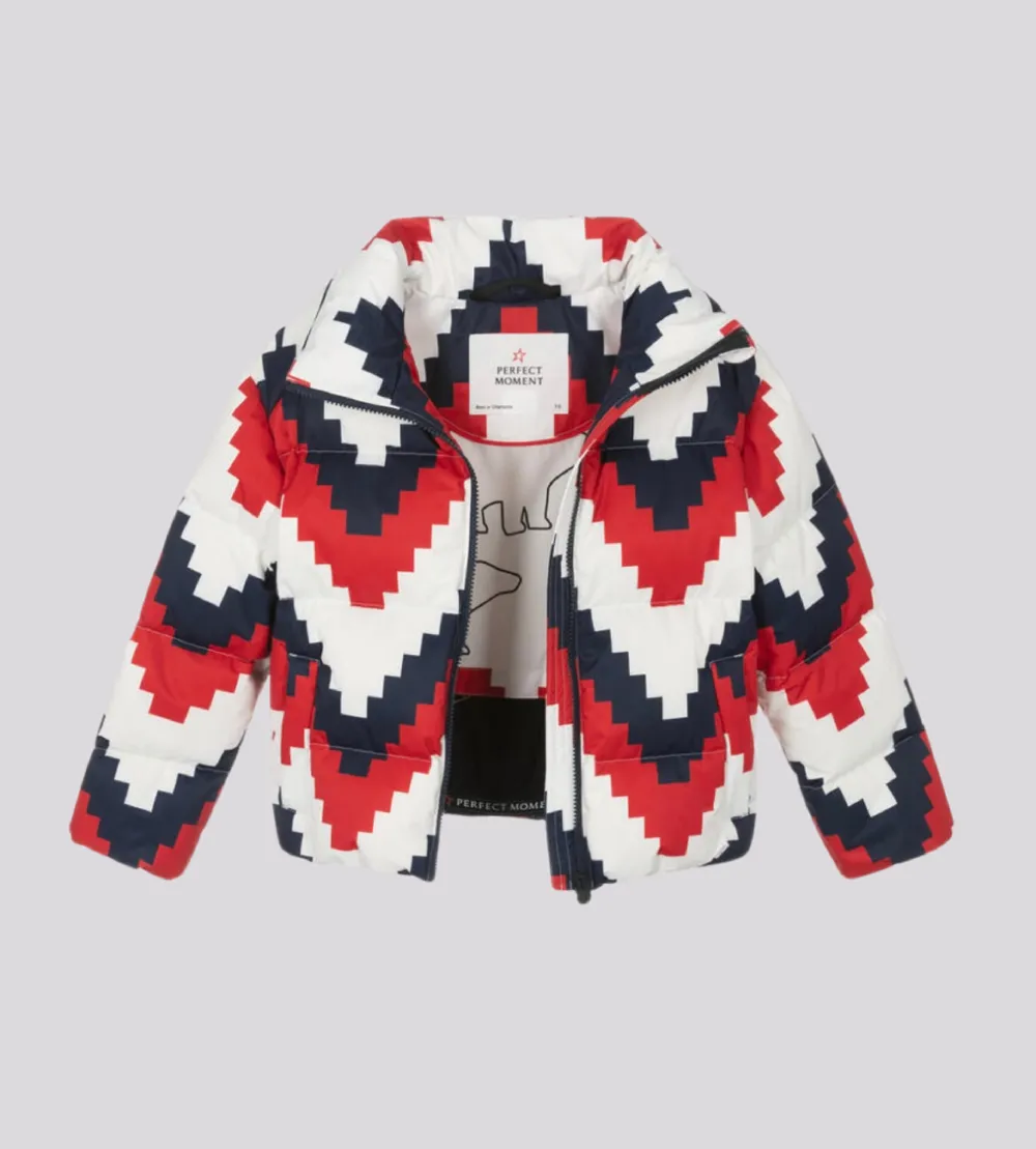 Conjunto Perfect Moment Houdstooth Red&White&Navy