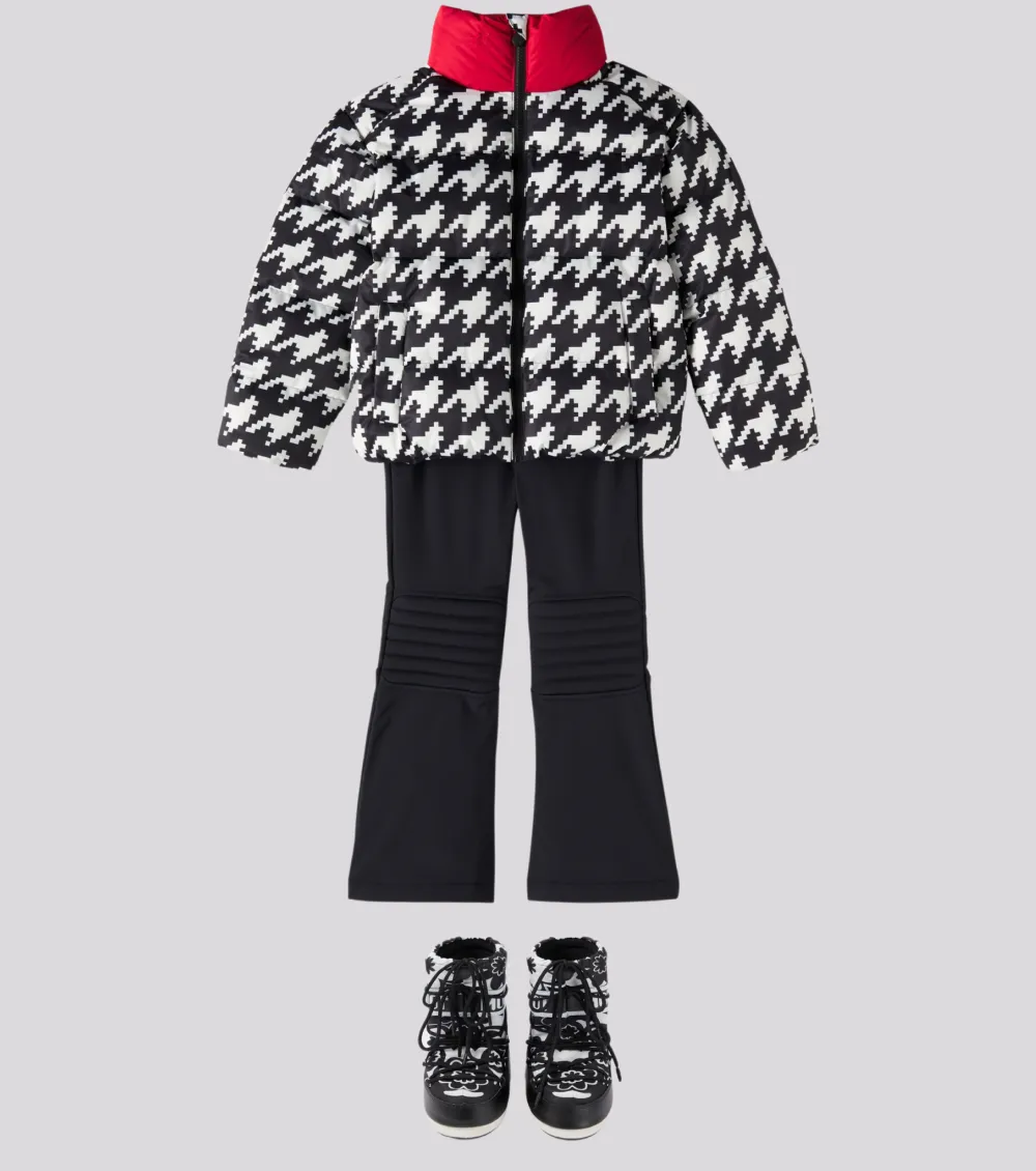 Conjunto Perfect Moment Houdstooth BlackWhite 