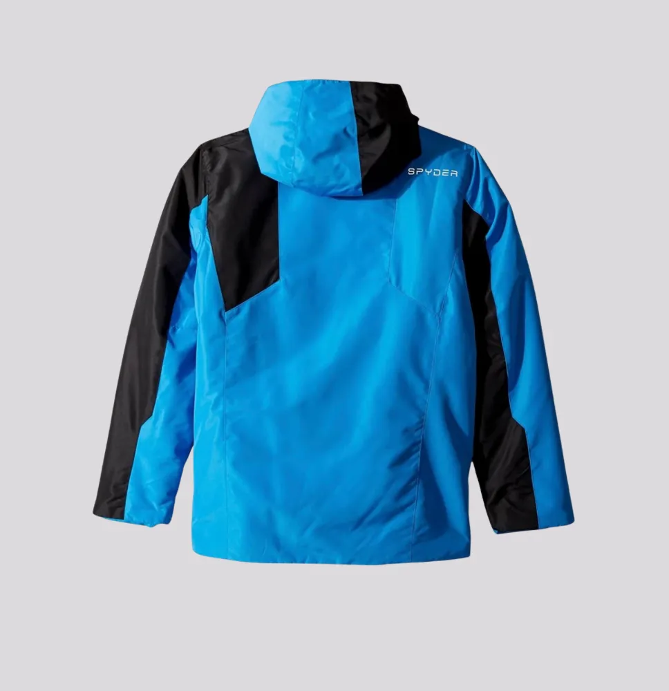 Jaqueta Teens Spyder Basic Azul e Preto 