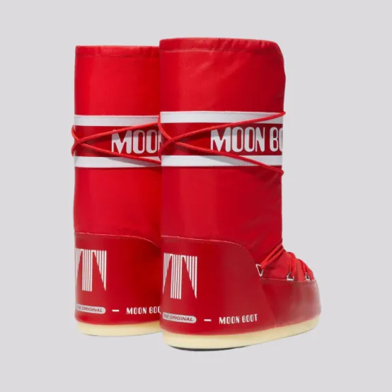Bota moon  boot icon nylon red 