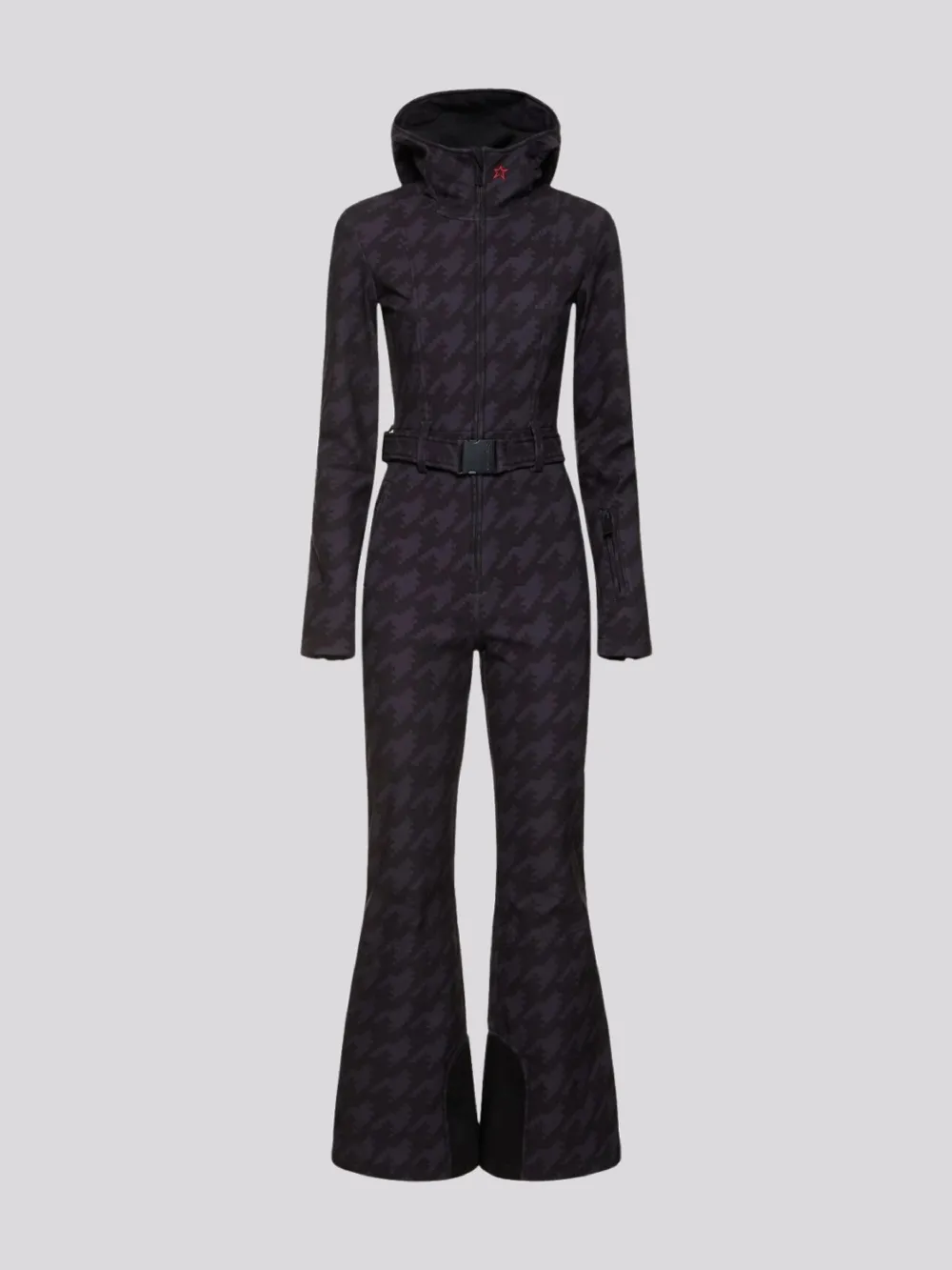 Macacão Perfect Moment Tignes Ski Suit Houndstooth Black&Black