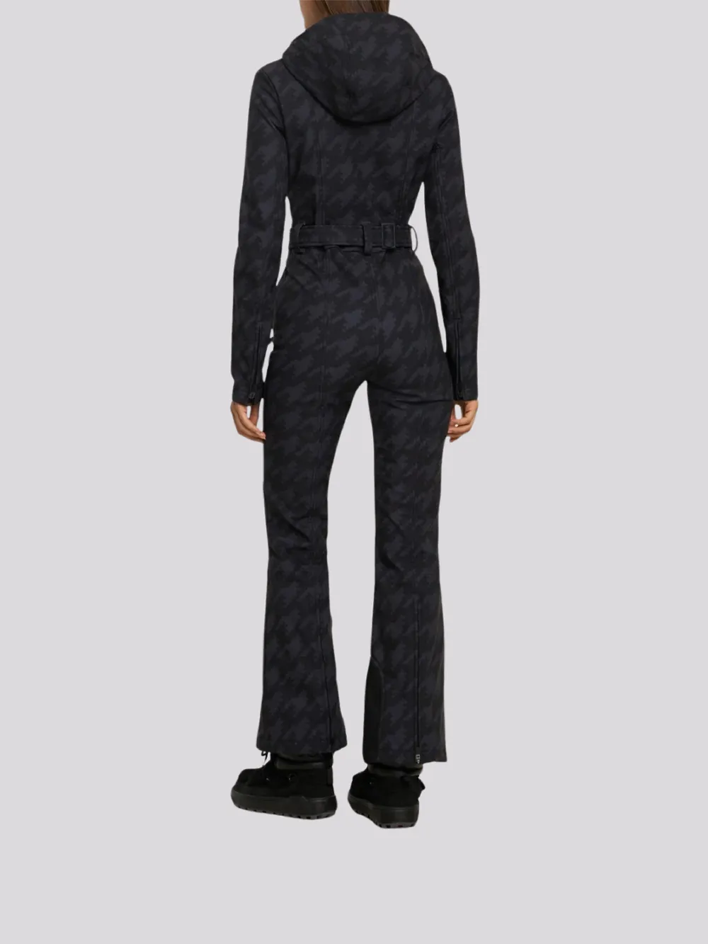 Macacão Perfect Moment Tignes Ski Suit Houndstooth Black&Black