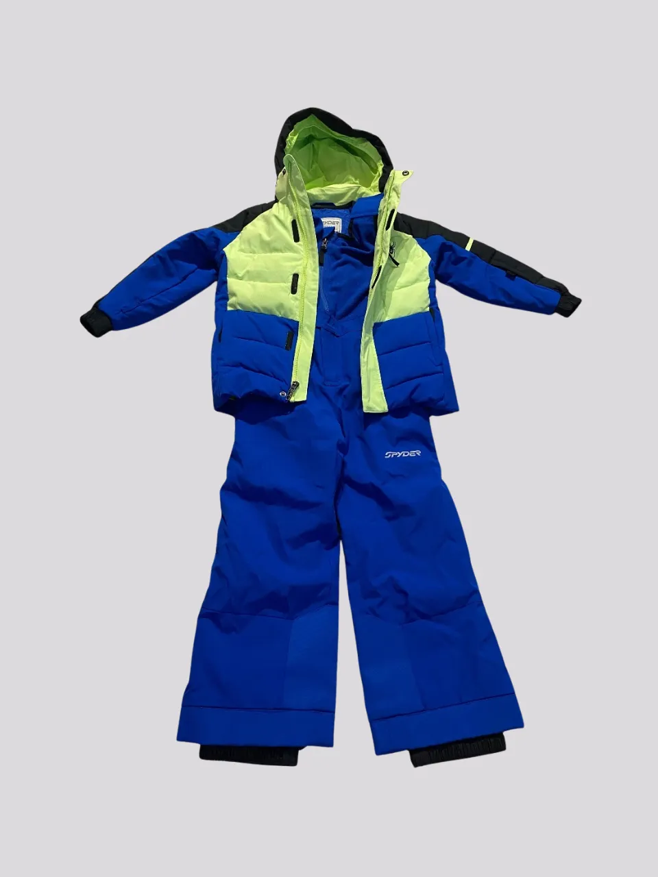 Conjunto Spyder Blue Green com fleace 