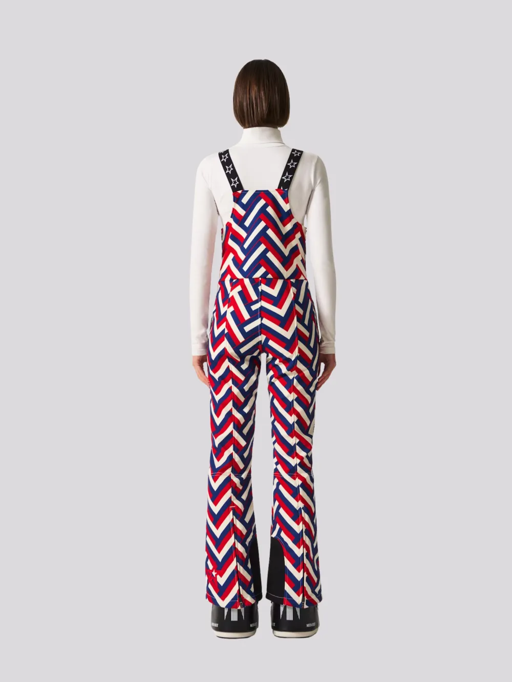 Calça Perfect Moment Jg Bib Waffle Print Red