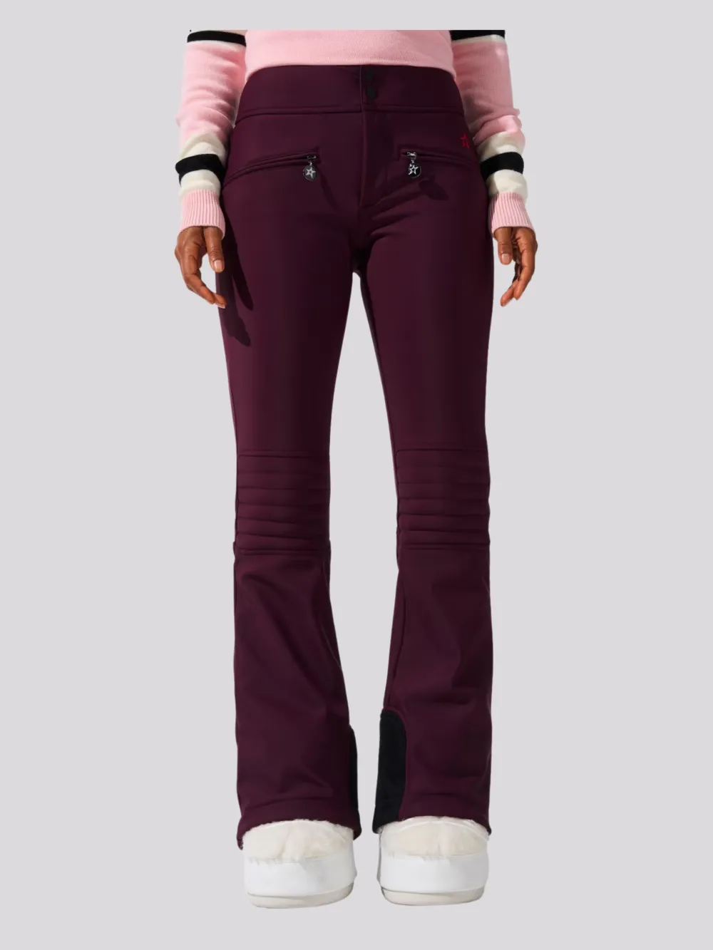 Calça Perfect Moment Aurora Hw Burgundy 