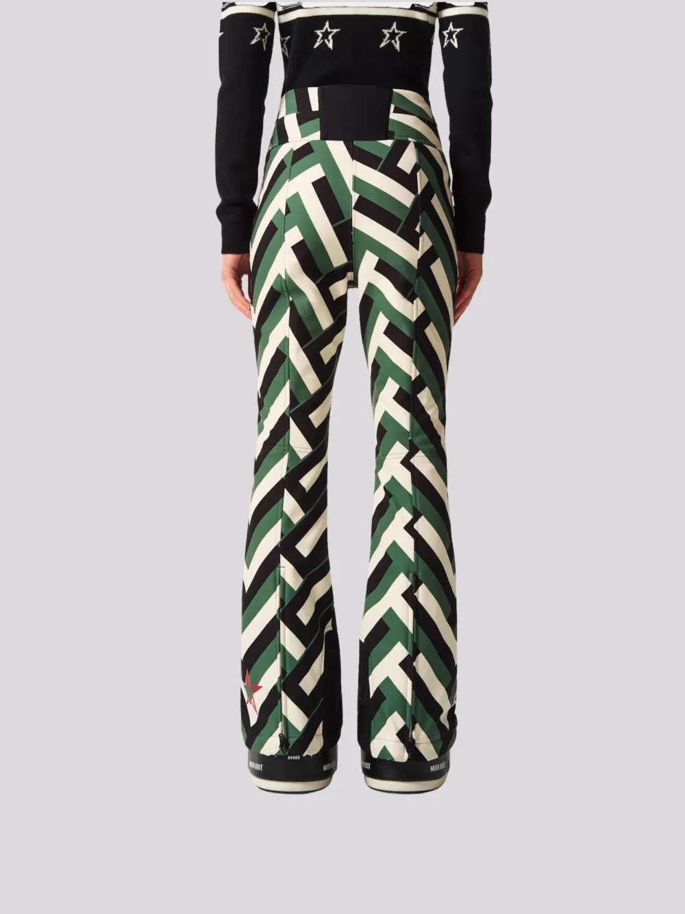 Calça Perfect Moment Aurora Hw Waffle Print Green