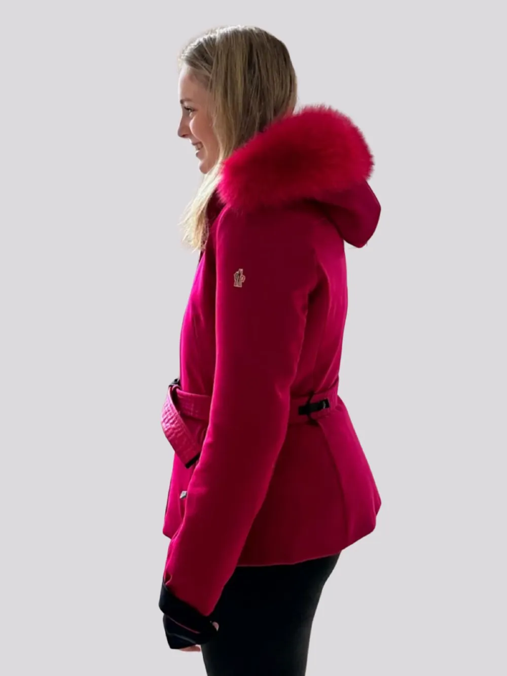 Jaqueta Moncler Bauges Pink Cherry