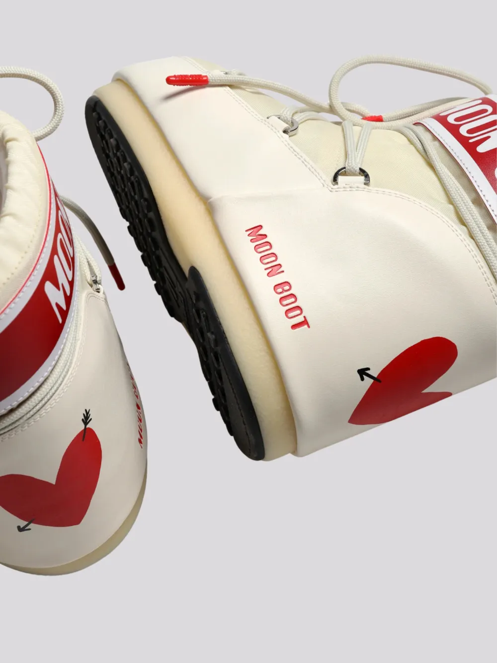 Bota Moon Boot Icon Low White Heart