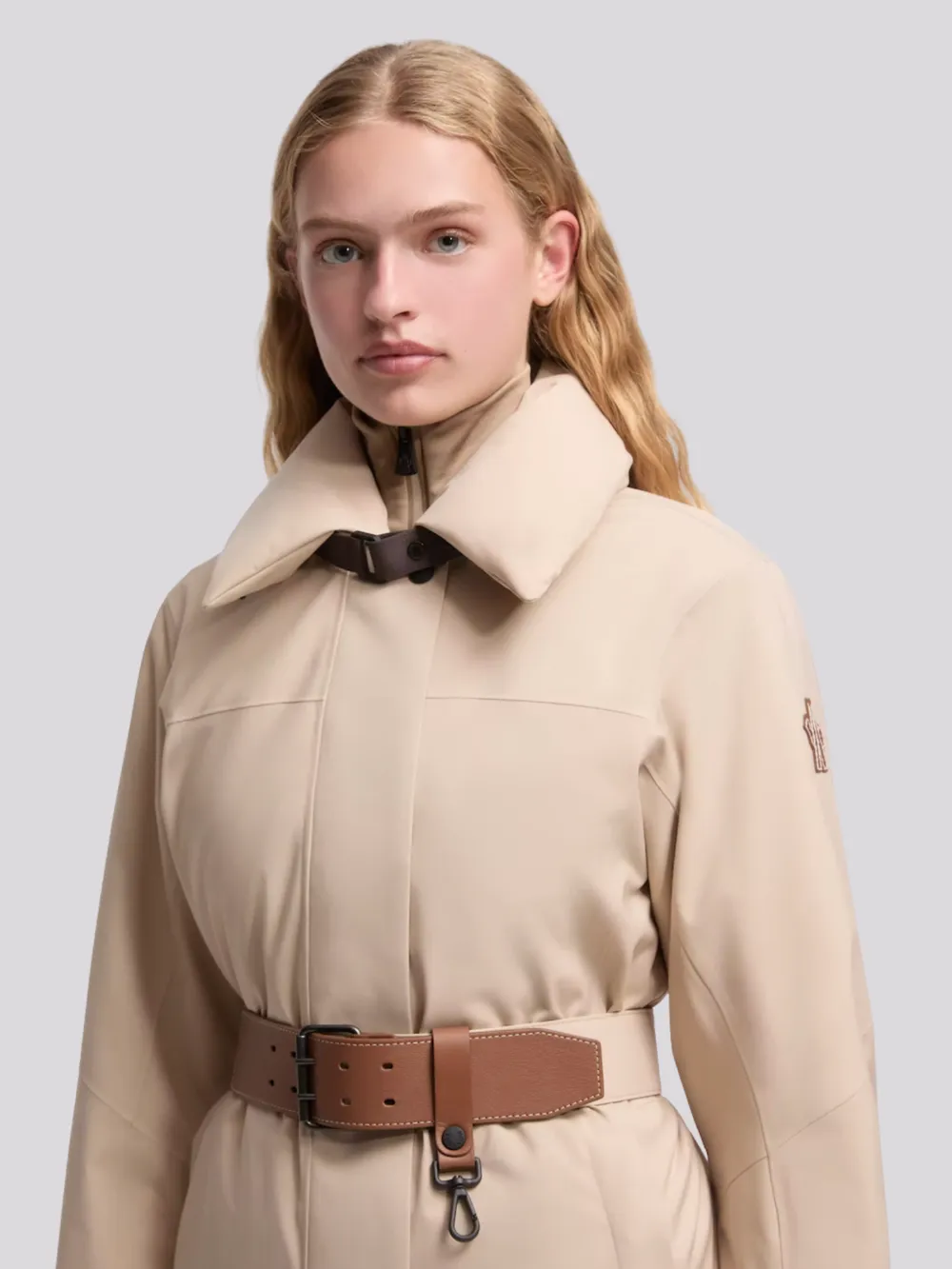 Jaqueta Moncler Hainets Beige