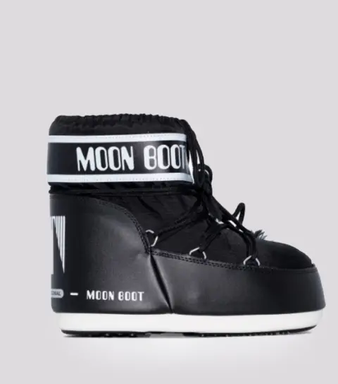 Bota Moon Boot Icon Low Nylon Black
