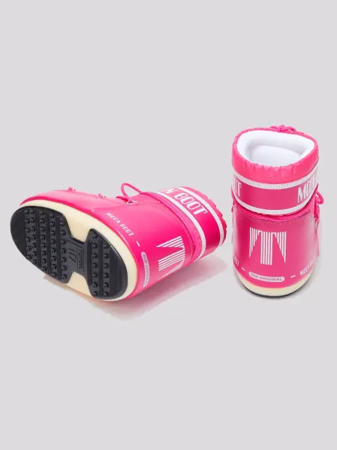 Bota Moon Boot Icon Low Nylon Hot Pink