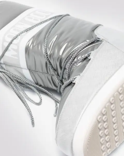 Bota Moon Boot Icon Nylon Silver