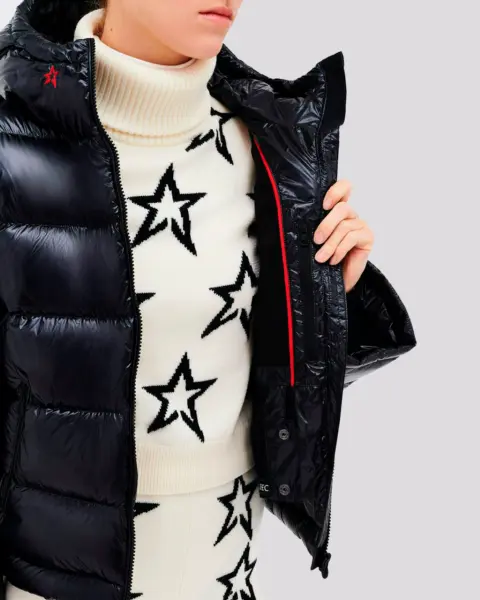 Jaqueta Perfect Moment Metallic Polar Flare Black