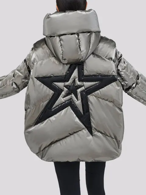 Jaqueta Perfect Moment Orelle Quilted Star Silver