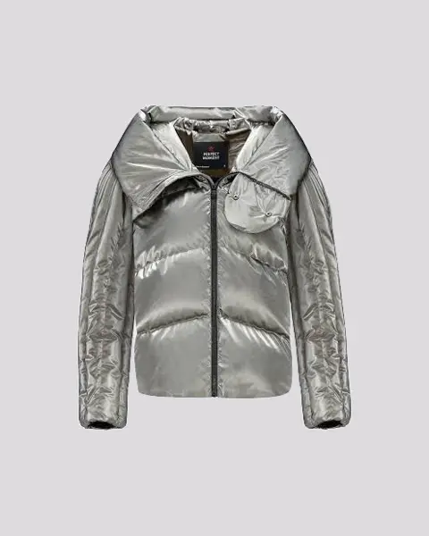 Jaqueta Perfect Moment Orelle Quilted Star Silver