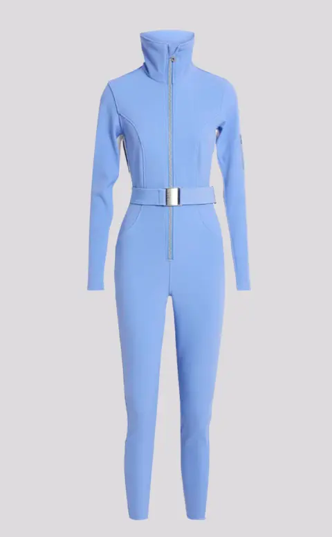 Macacão Cordova Striped Light Blue