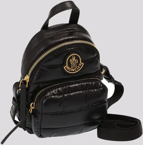 Pochete Moncler Kilia Cross Black Gold
