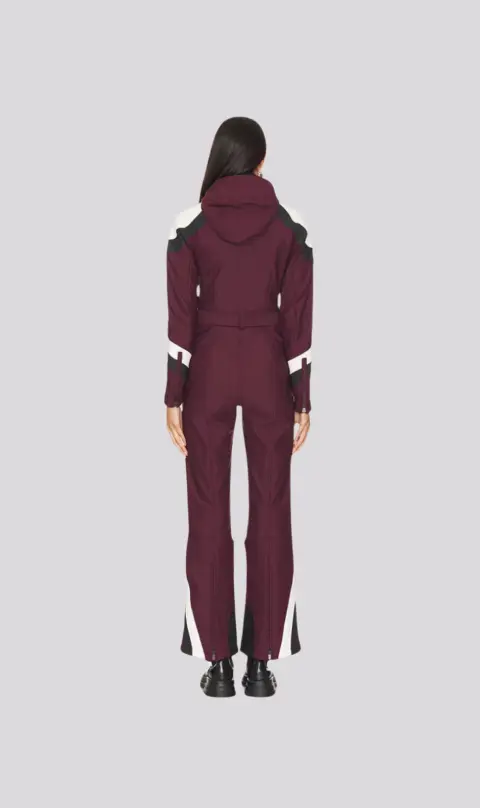 Macacão Perfect Moment Allos Ski Suit Burgundy 