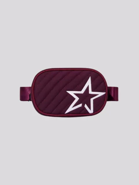 Pochete Perfect Moment Star Bum Burgundry 