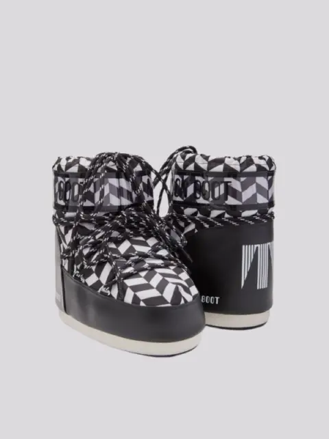 Bota Moon Boot Icon Low Geometric Snow 