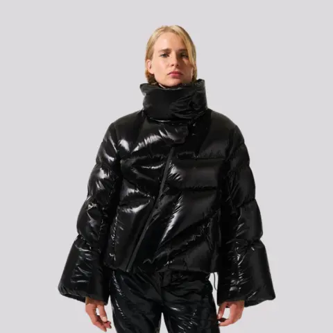 Jaqueta Perfect Moment Ariel Ski Bomber Jet Black 