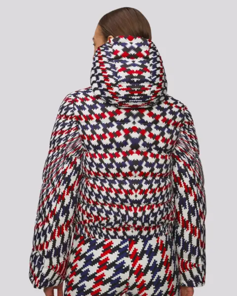 Jaqueta Perfect Moment Polar Twisted Houdstooth Red 