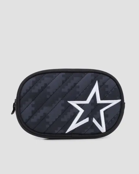 Pochete Perfect Moment Star Bum Houdstooth Black&Black