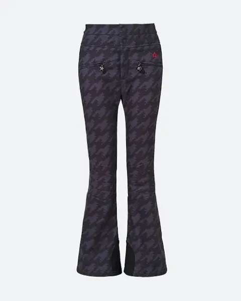 Calça Perfect Moment Aurora High Flaire Houdstooth Black&Black